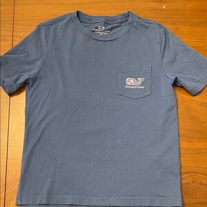 Vineyard Vines Navy Tee with Pocket Logo